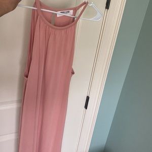 Nordstrom midi /maxi dress in blush pink